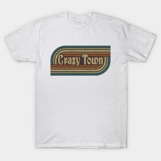 crazy town vintage stripes T-Shirt